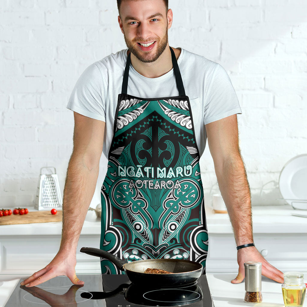 Aotearoa Iwi Ngati Maru Apron Maori Kowhaiwhai Pattern