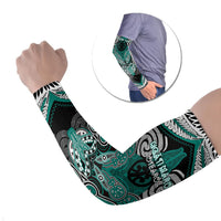 Aotearoa Iwi Ngati Maru Personalised Arm Sleeves Maori Kowhaiwhai Pattern