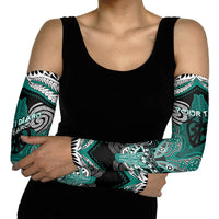 Aotearoa Iwi Ngati Maru Personalised Arm Sleeves Maori Kowhaiwhai Pattern