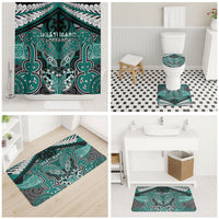 Aotearoa Iwi Ngati Maru Bathroom Set Maori Kowhaiwhai Pattern