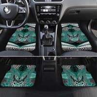 Aotearoa Iwi Ngati Maru Personalised Car Mats Maori Kowhaiwhai Pattern