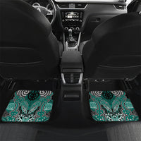 Aotearoa Iwi Ngati Maru Personalised Car Mats Maori Kowhaiwhai Pattern