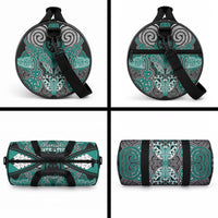 Aotearoa Iwi Ngati Maru Duffle Bag Maori Kowhaiwhai Pattern