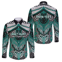 Aotearoa Iwi Ngati Maru Personalised Family Matching Mermaid Dress and Hawaiian Shirt Maori Kowhaiwhai Pattern