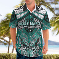 Aotearoa Iwi Ngati Maru Personalised Hawaiian Shirt Maori Kowhaiwhai Pattern