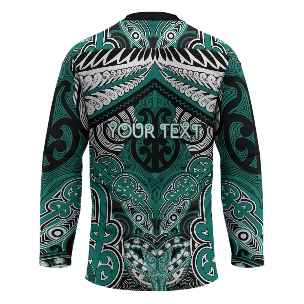 Aotearoa Iwi Ngati Maru Personalised Hockey Jersey Maori Kowhaiwhai Pattern