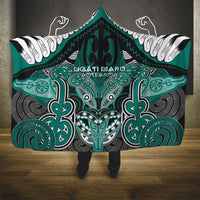Aotearoa Iwi Ngati Maru Hooded Blanket Maori Kowhaiwhai Pattern