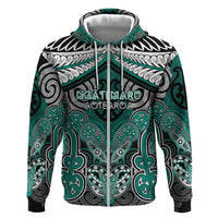Aotearoa Iwi Ngati Maru Personalised Hoodie Maori Kowhaiwhai Pattern