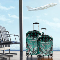 Aotearoa Iwi Ngati Maru Luggage Cover Maori Kowhaiwhai Pattern