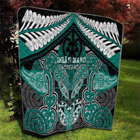 Aotearoa Iwi Ngati Maru Quilt Maori Kowhaiwhai Pattern