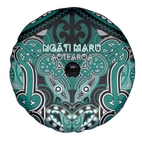 Aotearoa Iwi Ngati Maru Spare Tire Cover Maori Kowhaiwhai Pattern