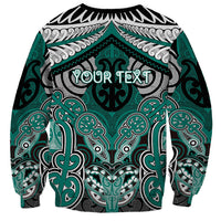 Aotearoa Iwi Ngati Maru Personalised Sweatshirt Maori Kowhaiwhai Pattern