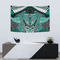 Aotearoa Iwi Ngati Maru Tapestry Maori Kowhaiwhai Pattern