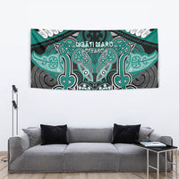 Aotearoa Iwi Ngati Maru Tapestry Maori Kowhaiwhai Pattern