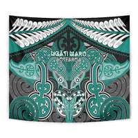 Aotearoa Iwi Ngati Maru Tapestry Maori Kowhaiwhai Pattern