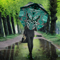 Aotearoa Iwi Ngati Maru Umbrella Maori Kowhaiwhai Pattern