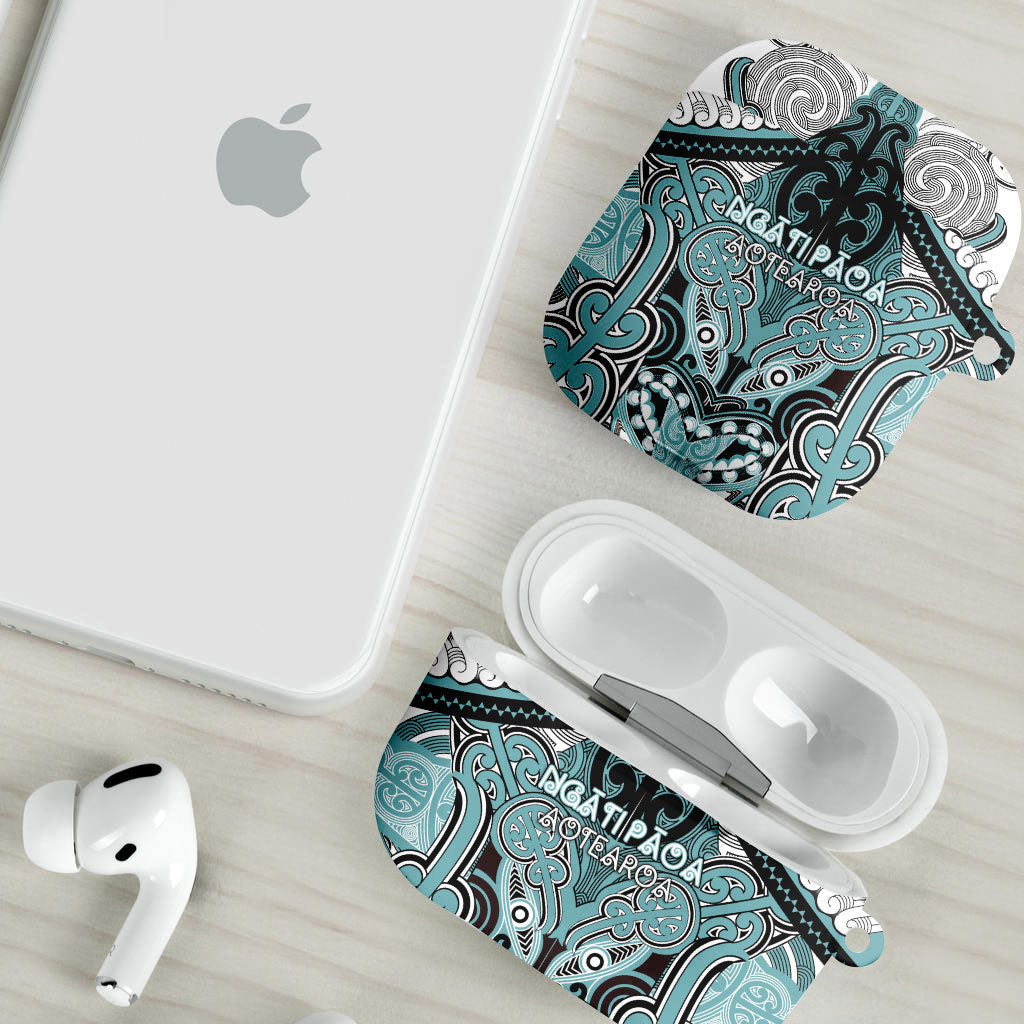 Aotearoa Iwi Ngati Paoa AirPods Case Maori Kowhaiwhai Pattern