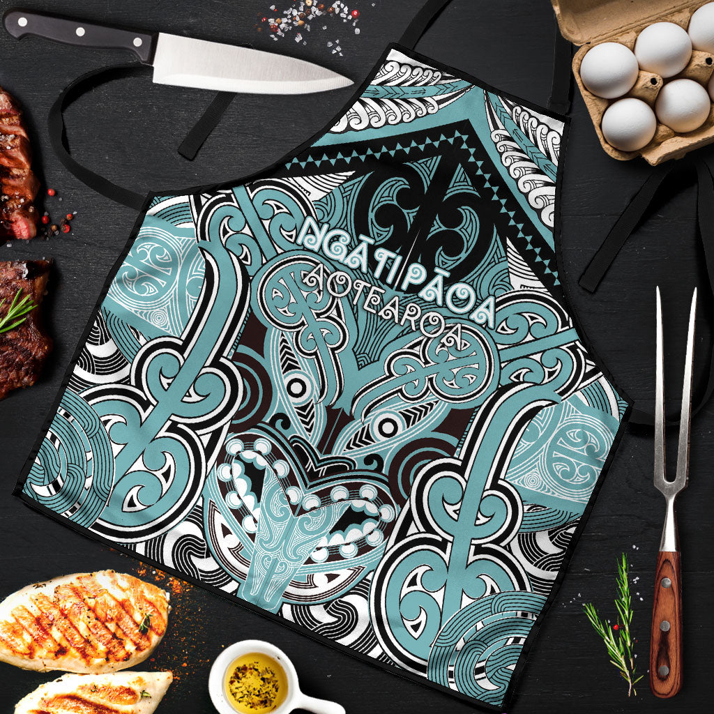 Aotearoa Iwi Ngati Paoa Apron Maori Kowhaiwhai Pattern