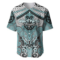 Aotearoa Iwi Ngati Paoa Personalised Baseball Jersey Maori Kowhaiwhai Pattern