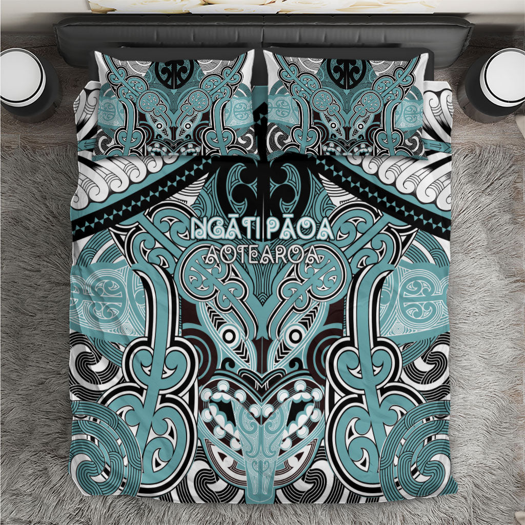 Aotearoa Iwi Ngati Paoa Bedding Set Maori Kowhaiwhai Pattern