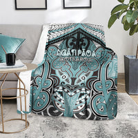 Aotearoa Iwi Ngati Paoa Blanket Maori Kowhaiwhai Pattern