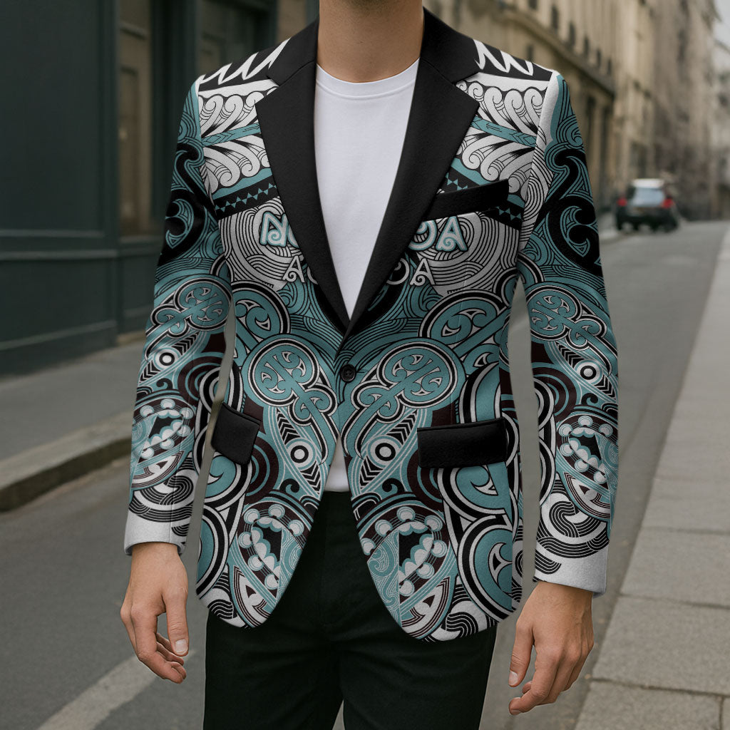 Aotearoa Iwi Ngati Paoa Personalised Blazer Maori Kowhaiwhai Pattern