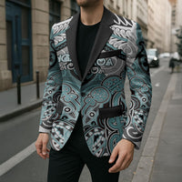 Aotearoa Iwi Ngati Paoa Personalised Blazer Maori Kowhaiwhai Pattern