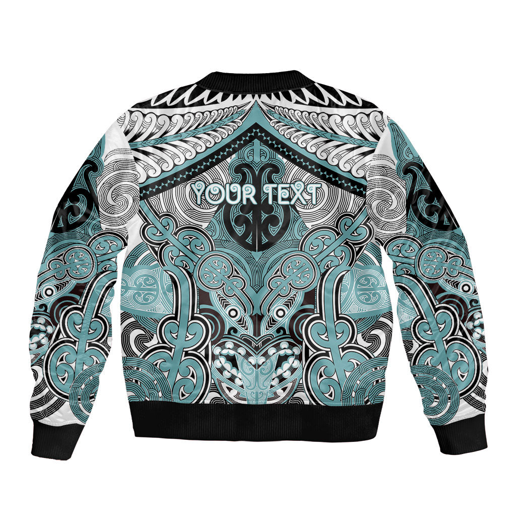 Aotearoa Iwi Ngati Paoa Personalised Bomber Jacket Maori Kowhaiwhai Pattern