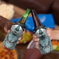Aotearoa Iwi Ngati Paoa Personalised 4 in 1 Can Cooler Tumbler Maori Kowhaiwhai Pattern