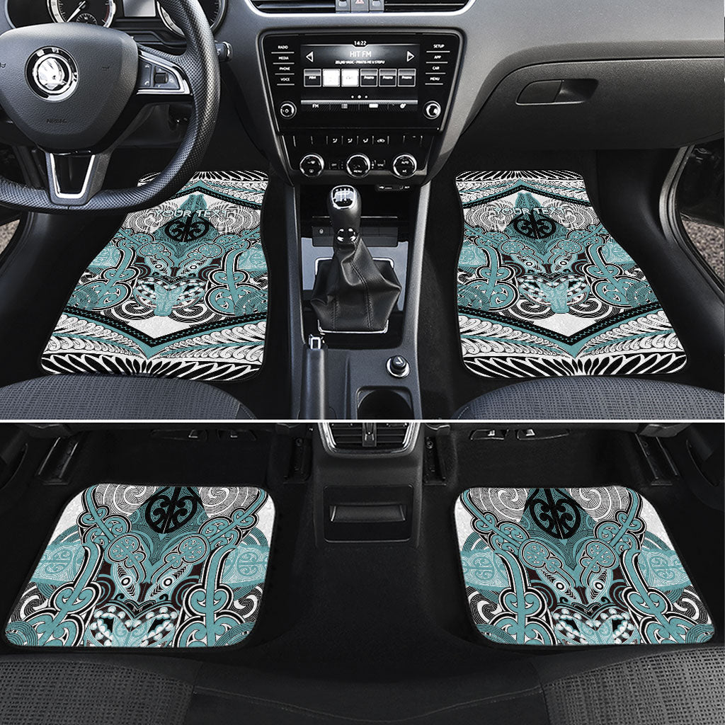 Aotearoa Iwi Ngati Paoa Personalised Car Mats Maori Kowhaiwhai Pattern