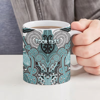 Aotearoa Iwi Ngati Paoa Personalised Ceramic Mug Maori Kowhaiwhai Pattern