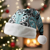 Aotearoa Iwi Ngati Paoa Personalised Christmas Santa Hat Maori Kowhaiwhai Pattern