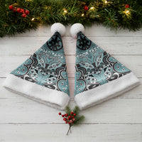 Aotearoa Iwi Ngati Paoa Personalised Christmas Santa Hat Maori Kowhaiwhai Pattern