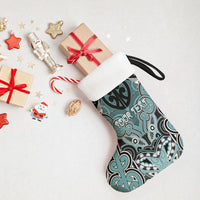 Aotearoa Iwi Ngati Paoa Personalised Christmas Stocking Maori Kowhaiwhai Pattern