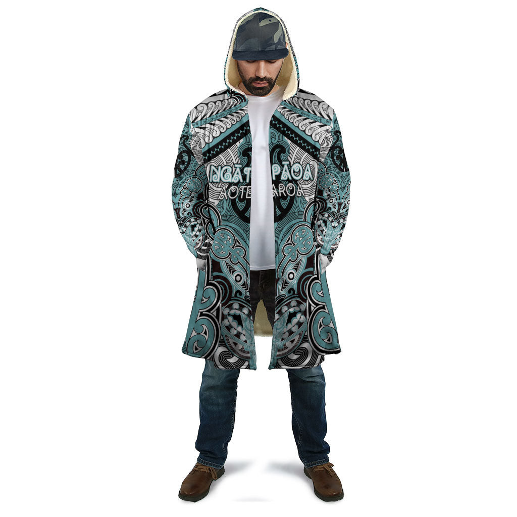 Aotearoa Iwi Ngati Paoa Personalised Cloak Maori Kowhaiwhai Pattern