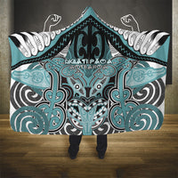 Aotearoa Iwi Ngati Paoa Hooded Blanket Maori Kowhaiwhai Pattern