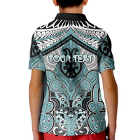 Aotearoa Iwi Ngati Paoa Personalised Kid Polo Shirt Maori Kowhaiwhai Pattern