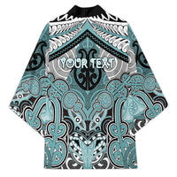 Aotearoa Iwi Ngati Paoa Personalised Kimono Maori Kowhaiwhai Pattern