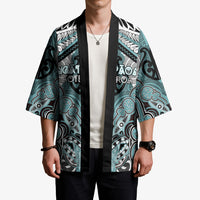 Aotearoa Iwi Ngati Paoa Personalised Kimono Maori Kowhaiwhai Pattern