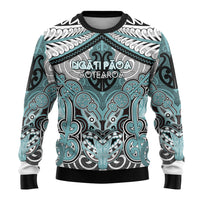 Aotearoa Iwi Ngati Paoa Personalised Ugly Christmas Sweater Maori Kowhaiwhai Pattern