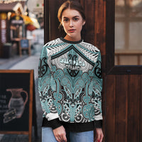 Aotearoa Iwi Ngati Paoa Personalised Ugly Christmas Sweater Maori Kowhaiwhai Pattern
