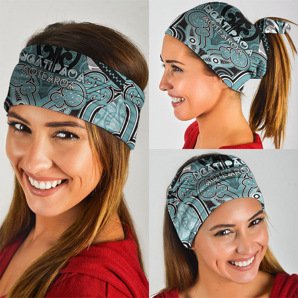 Aotearoa Iwi Ngati Paoa Neck Gaiter Maori Kowhaiwhai Pattern
