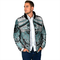 Aotearoa Iwi Ngati Paoa Personalised Padded Jacket Maori Kowhaiwhai Pattern
