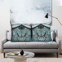 Aotearoa Iwi Ngati Paoa Pillow Cover Maori Kowhaiwhai Pattern