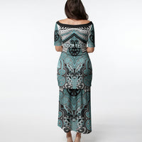 Aotearoa Iwi Ngati Paoa Personalised Puletasi Maori Kowhaiwhai Pattern