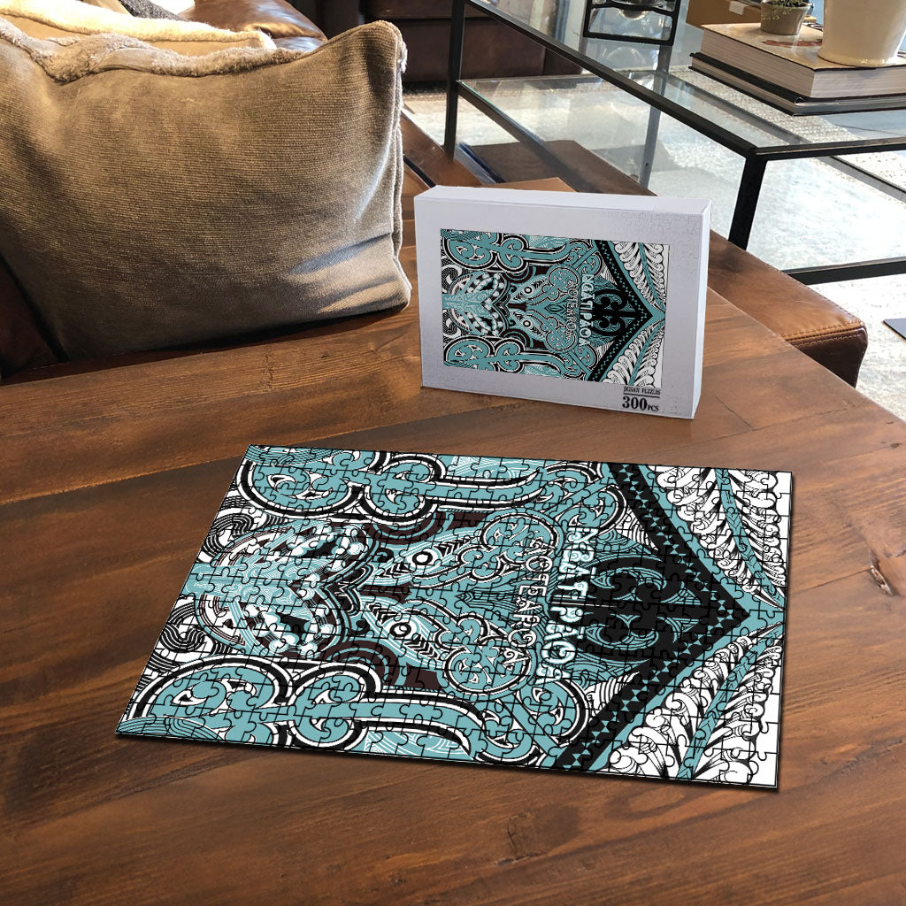 Aotearoa Iwi Ngati Paoa Puzzle Maori Kowhaiwhai Pattern