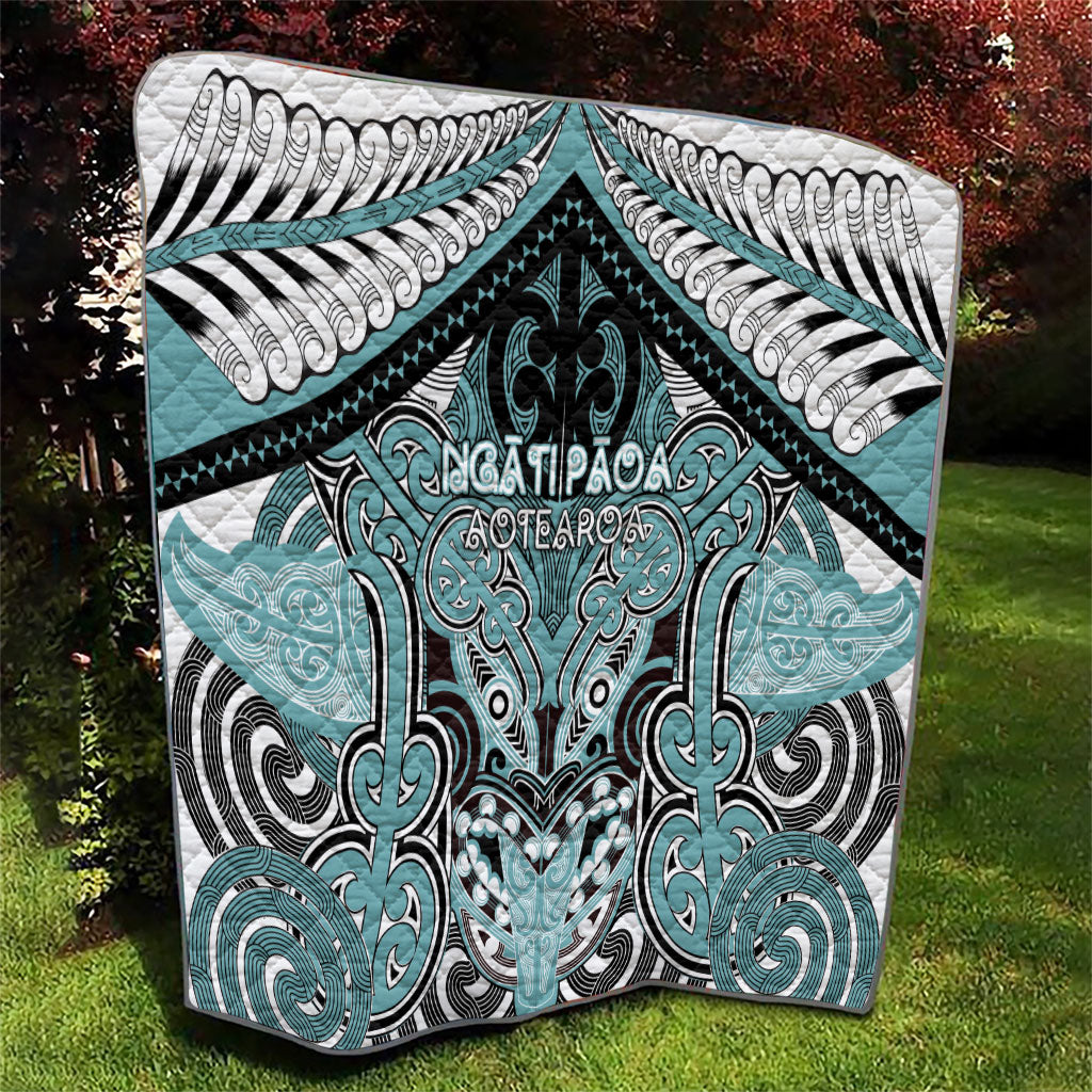 Aotearoa Iwi Ngati Paoa Quilt Maori Kowhaiwhai Pattern