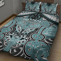 Aotearoa Iwi Ngati Paoa Quilt Bed Set Maori Kowhaiwhai Pattern