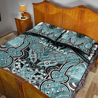 Aotearoa Iwi Ngati Paoa Quilt Bed Set Maori Kowhaiwhai Pattern