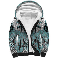 Aotearoa Iwi Ngati Paoa Personalised Sherpa Hoodie Maori Kowhaiwhai Pattern